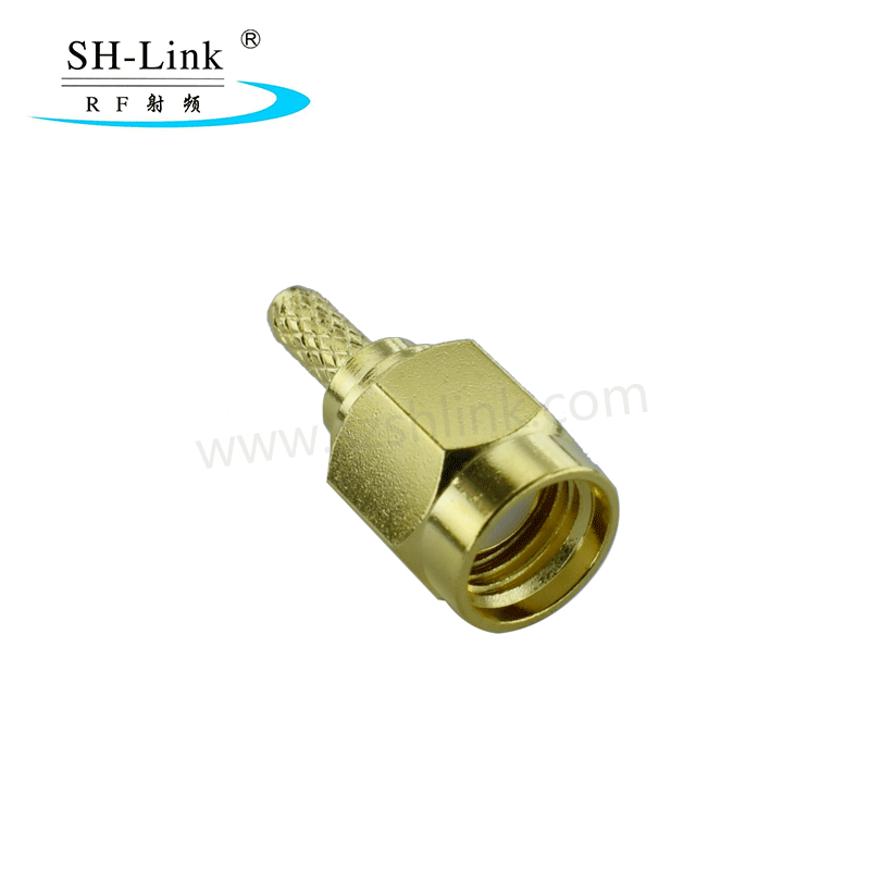 RF SMA coaxial male connector for RG316 RG174 cable